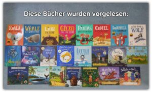 Gelesene Bücher im Zusatzfach Englisch - Storytelling in der Privatvolksschule PHÖNIX in WIen 1110